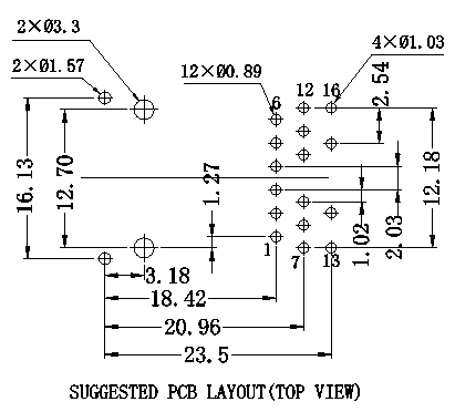 HY911180AE Magnetic RJ45 Jack Ethernet 10/100/1000 Lan Connectors
