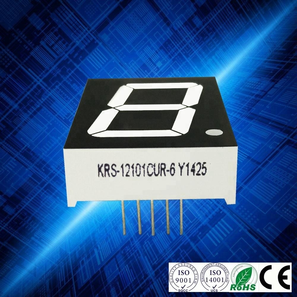 Quality 2.3" Common Anode 1 Digit 7 Segment LED Displays for sale