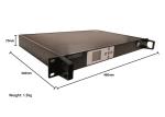 Rack-mounted HD COFDM Wireless Video Receiver VHF/UHF P2P Reciever for