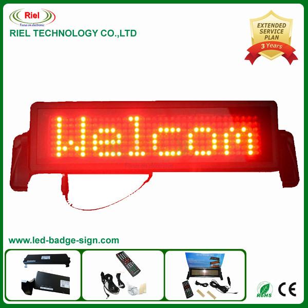 Quality 12 Volot,LED Message scrolling car display,Russian and English,Come with Remote control for sale