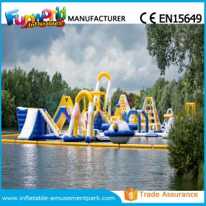 China Customized Inflatable Water Theme Park Aqua Park Equipment 0.9mm PVC Tarpaulin on sale