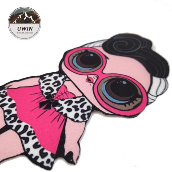 Popular Sequin Embroidered Badge Patch LOL Various Shapes With Sew On Backing