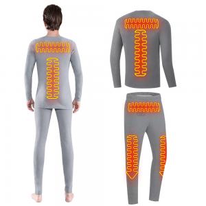 China Custom Thermo Underwear Mens Heated Long Johns Set Thermal Underwear for Men wholesale