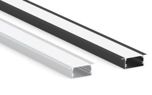 LEDCORP® Customized Aluminum Profile Recessed/Embedded Project Cases for Linear Light Assembly for Home Residence Office
