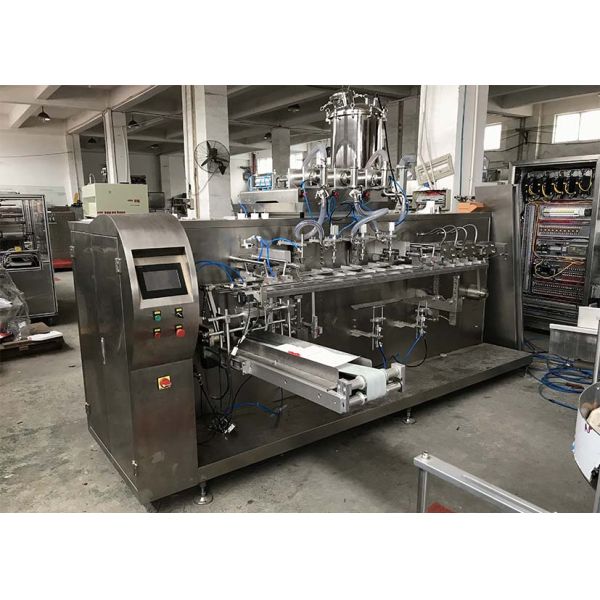 Laundry Detergent Liquid Pouch Packing Machine With Servo Piston Filling Machine