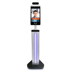 Vertical Human Body Temperature Infrared Thermometer Face Recognition For