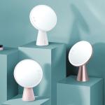Wholesale Desktop Folding Make up Mirror Portable Round Three Light Source Smart