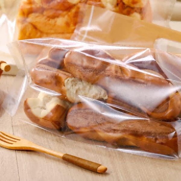 Waterproof Reusable Plastic Bread Bag For Baked Good Bags For Homemade