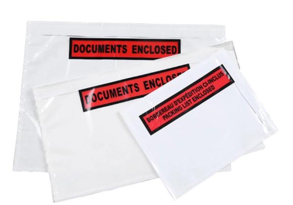 Quality Document Enclosed Packing List Envelopes Smooth Surface Biodegradable Material for sale