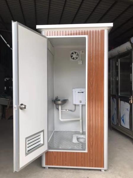 Quality Modular Prefabricated Portable Toilet Movable With EPS Sandwich Panel for sale