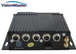 H.264 SD Card 4 Channel Mobile HD DVR 3G GPS PAL / NTSC TV System Durable