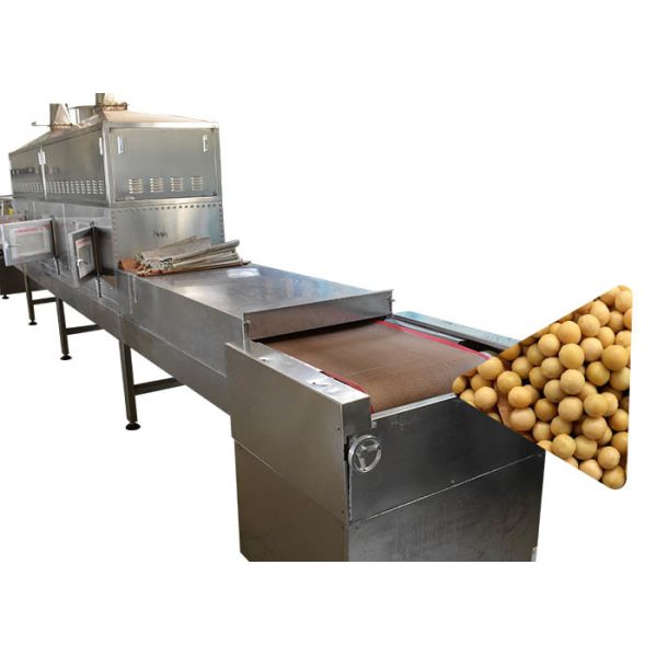 Soybean Energy Saving And Efficient Conveyor Microwave Drying MachineSliver