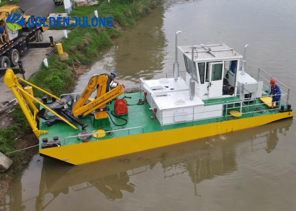 Quality JULONG JLWB400 Work Boat 1.2 m Draft for Pushing and Tugging Dredgers for sale