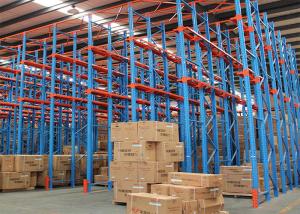 China Robot Welding Drive In Pallet Racking Steel Rack Forklift Customized Dimension wholesale