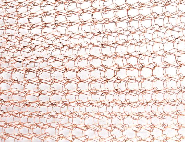 Rust Resistant Copper Knitted Wire Mesh 4"X20' For Blocking Entry Points Pack Of
