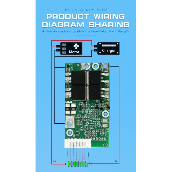 4S 10S 36V 30A Li-Ion Protection 18650 Cell Battery BMS PCB Board For Electric Tricycle