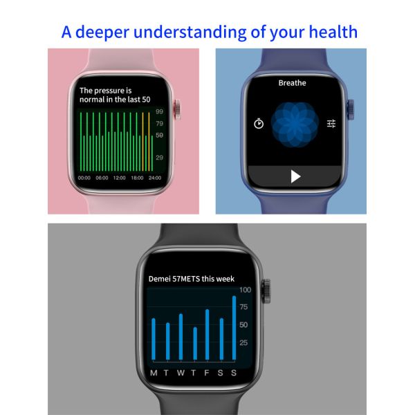 Fitness Tracker Apple Watch Series 4 Phone Calls , 1.54 Inch Smartwatch You Can Reply To Texts