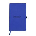 Embossed Logo Writing Journal Notebook / Horizontal Line Notebook With Pen Loop