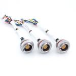 12 Core Quick Lock Connector Waterproof Socket Solder Contacts With EMC