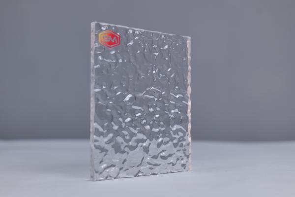 Quality Non See Through Textured Clear Plastic Sheet With High Light Transmittance For Signs And Guides for sale