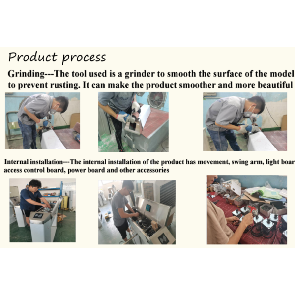 Airport Security Sliding Turnstile Electronic Access Control Card Reader Facial Recognition