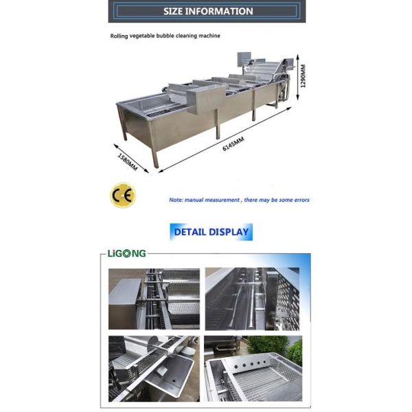 Cherry Olive Persimmon Apple Vegetable And Fruit Washing Machine