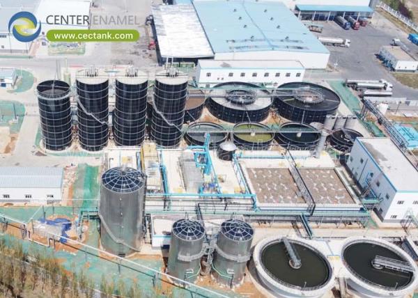 Quality Easily Expanded Glass Fused to Steel Equalization Tanks with AWWA D103-09 and EN/ISO28765 Standards for sale