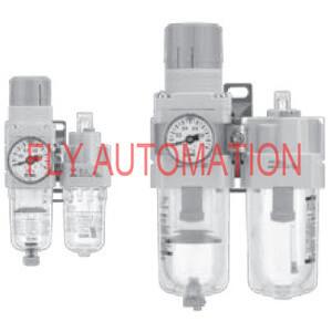 Quality NPT Threads Filter Regulator And Lubricator SMC AC10A-A TO AC40A-A for sale