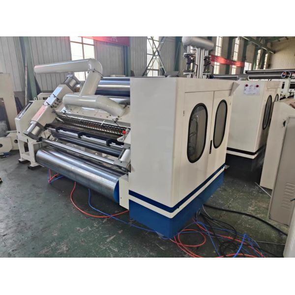 High Temperature Range Single Facer Paper Board Corrugated Machine for Cardboard