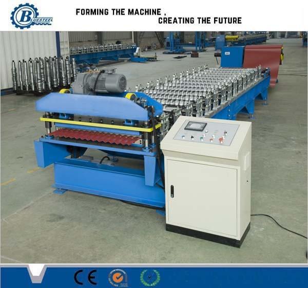 Quality Full Automatic Metal Roofing Roll Forming Machine With PLC Control System for sale