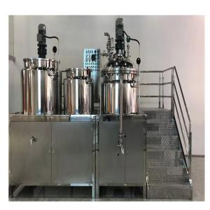 SUS316L Body Lotion Cosmetic Emulsifier Mixer Making Machine Practical