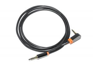 China Black 0.92 Meters Optical Digital Audio Cable , 3.5mm Metal PVC Car Speaker Cable on sale