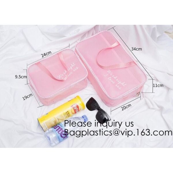 Eco ladies cosmetic bag PU leather pvc cosmetic pouch,Reusable Ladies Girls Clear Transparent PVC Cosmetic Pouch