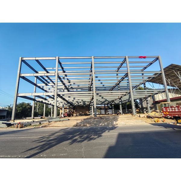 Prefabricated Durable High Strength Steel Structure Warehouse For Industrial Needs