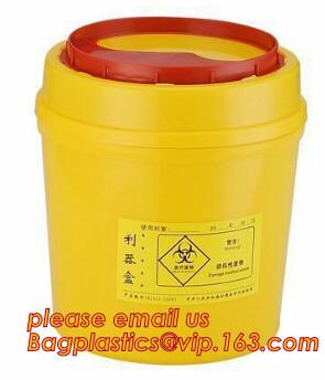 15L PP medical trash bin / waste container for hospital, Recycle outdoor 240L plastic trash bin with wheels, bagplastics