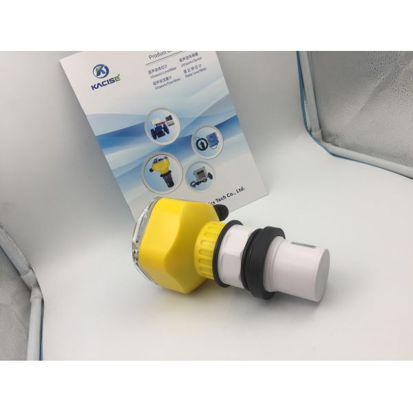 Non Contact Ultrasonic Transducer Sensor Explosion Proof Flow Meter High Accuracy Thread Installation
