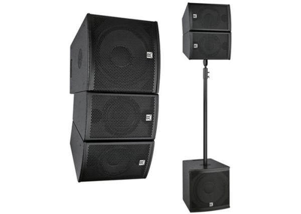 Auditorium Hall Active Line Array System , Sound System Speaker Box For Live