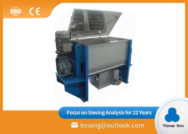 Quality High Speed Ribbon Blender Mixer Customized Pneumatic Or Manual Control for sale
