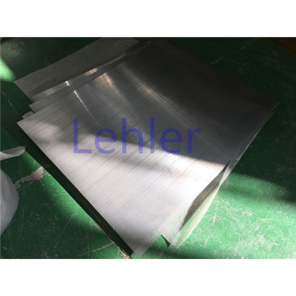 Flat Panel Wire Slotted Screen With Smooth Filtration Surface For Solid - Liquid