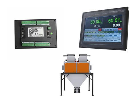 2-Scales/Hopper Weight Controller For Packing Machine Systems With 2 Weighing