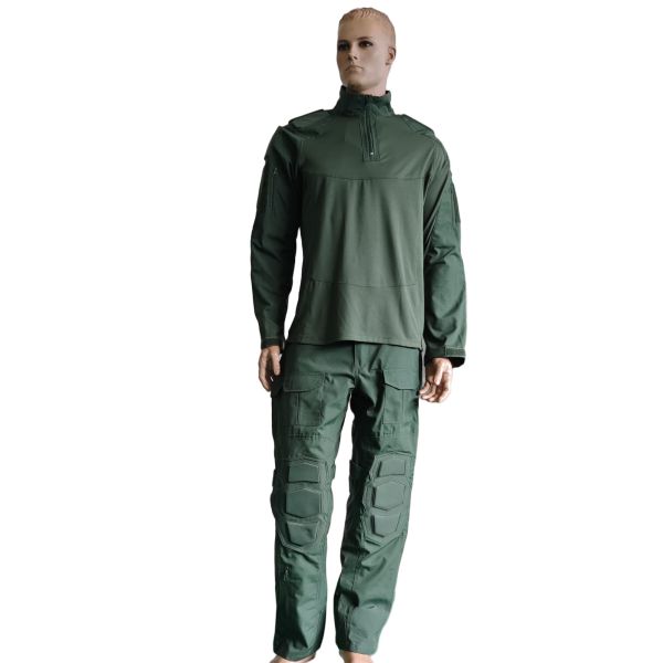 Green Frog Style Tactical Army Training Uniform Long Sleeve Tactical Uniform For Men