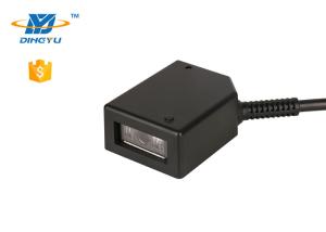 Custom CCD Fixed Mount Barcode Scanner , 32 Bit Mini Fixed Barcode Reader Rs232 DF3100