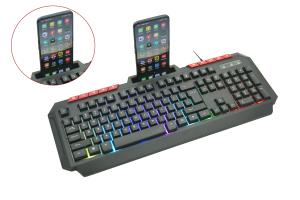 Customizable Portable Rainbow Backlit Gaming Keyboard With 104 Keys And 10 Hotkeys For Users Seeking Efficient Work
