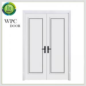 China Anti Formaldehyde WPC Double Doors Exterior Environmental Protect Apartment Use wholesale