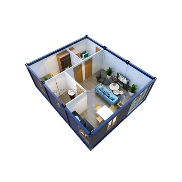 Aluminum Alloy Windows Modified Shipping Container Prefabricated Wooden Leisure Homes for Countryyard Family Vacation