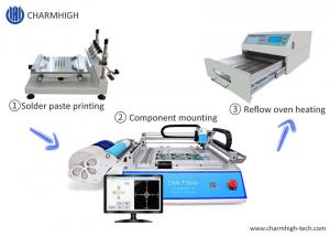 China Hot SMT Production Line CHMT36VA + 3040 Stencil Printer + Reflow Oven T962A wholesale