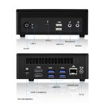 11th Gen CPU Mini Desktop Computer Tiger Lake i71165G7 11th PC RAM DDR4 NVME