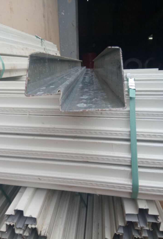 Metal Steel Door Frame Roll Forming Machine , PLC Control Window Frame Making Machine