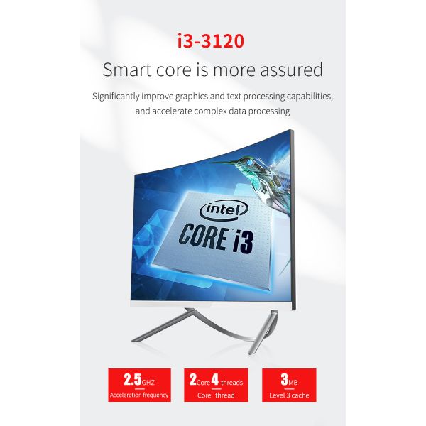FHD IPS I7 4700 Curved Desktop Computer