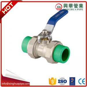 China Water Control Brass Ball Valve Ppr Double Union Ball Cock Flange Connection on sale